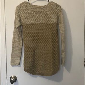 Colorblocked knit sweater